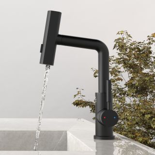 Смеситель для раковины Black&White Sky Day 3028B чёрный матовый